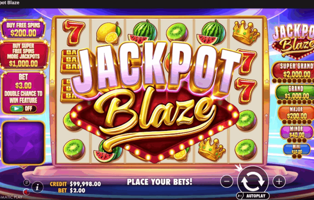 Pragmatic Play Jackpot Blaze